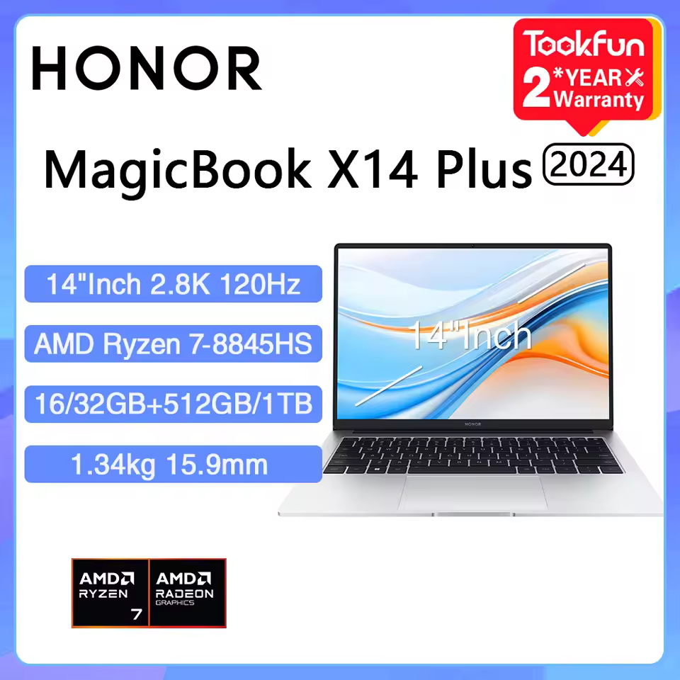 HONOR Laptop MagicBook X14 Plus 2024 14 
