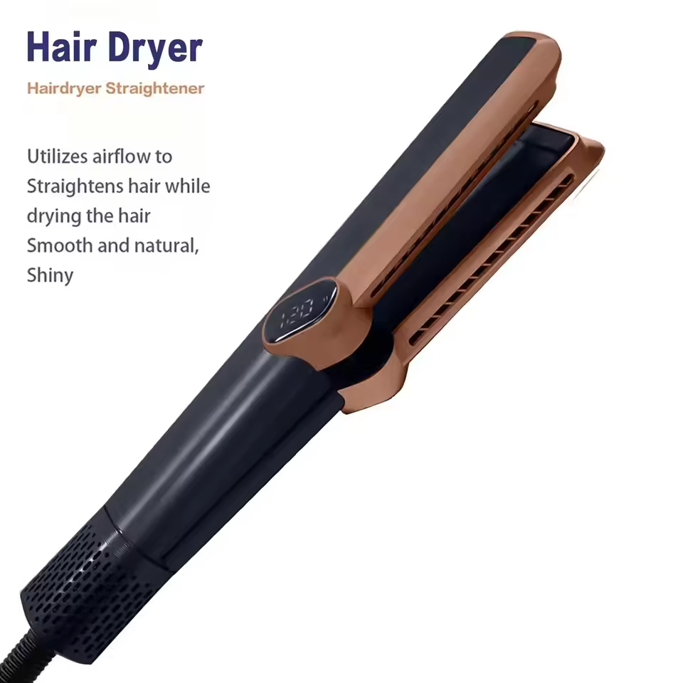 Piastra per capelli professionale 2in1 Asciugacapelli arricciacapelli