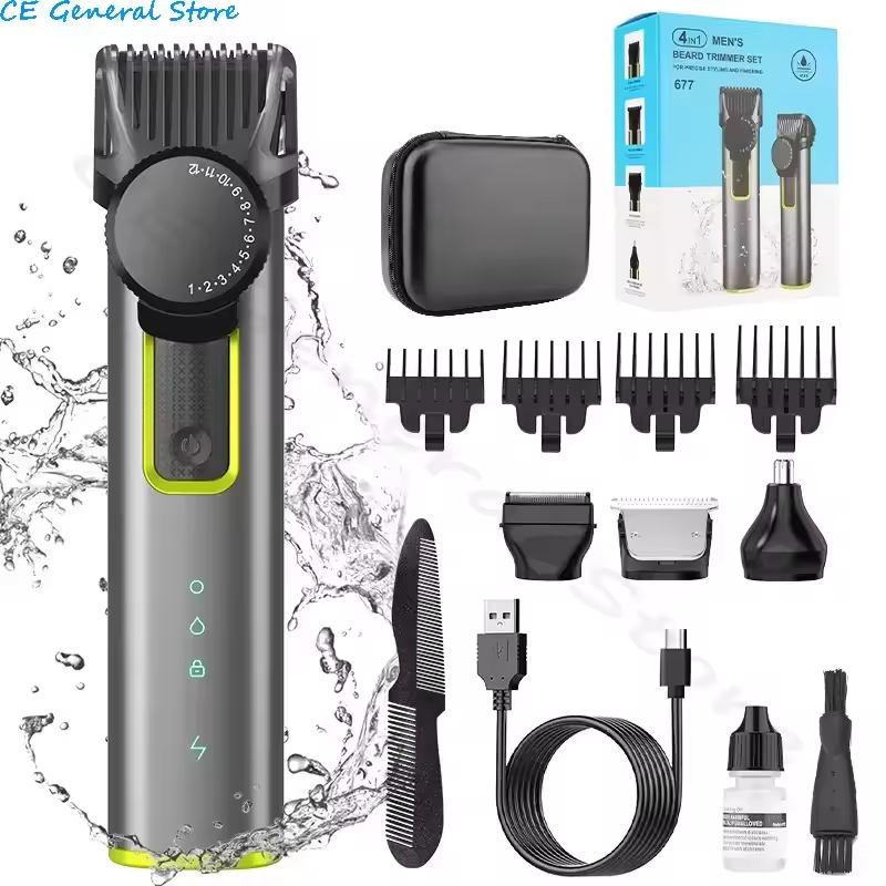 Kit per il taglio dei capelli 4 IN 1 trimmer elettrici professionali