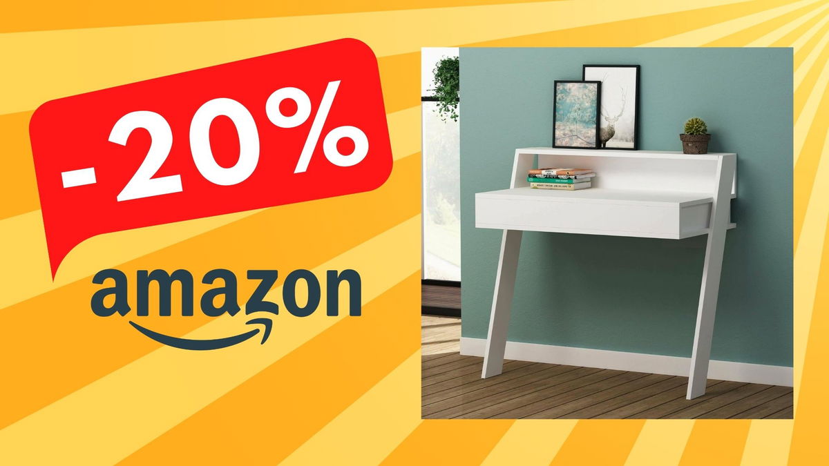 Scrittoio multiuso di design perfetto per spazi piccoli: in sconto al 20%