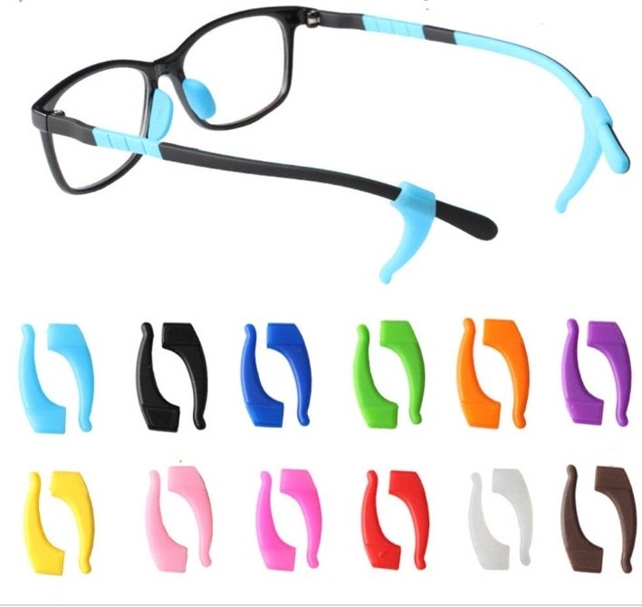 ferma occhiali silicone colorati