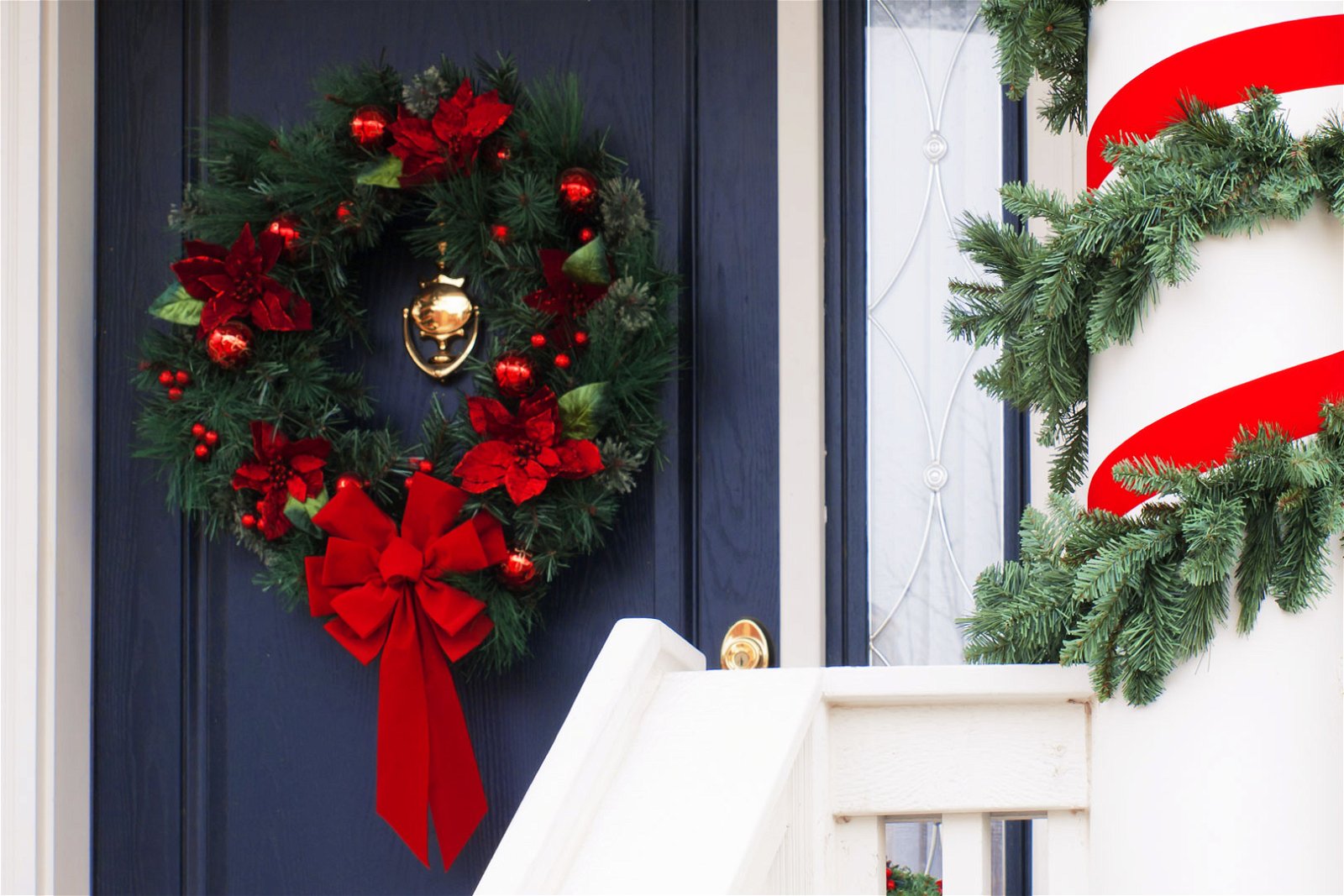 Idee Natale 2014: come decorare la porta