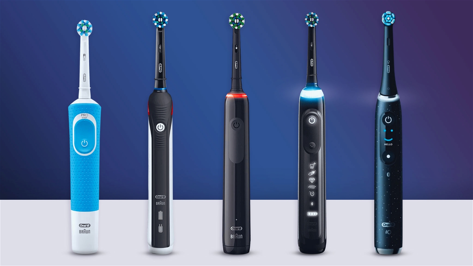 5 spazzolini elettrici oral b a confronto