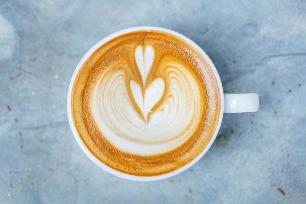 cappuccino con cuori