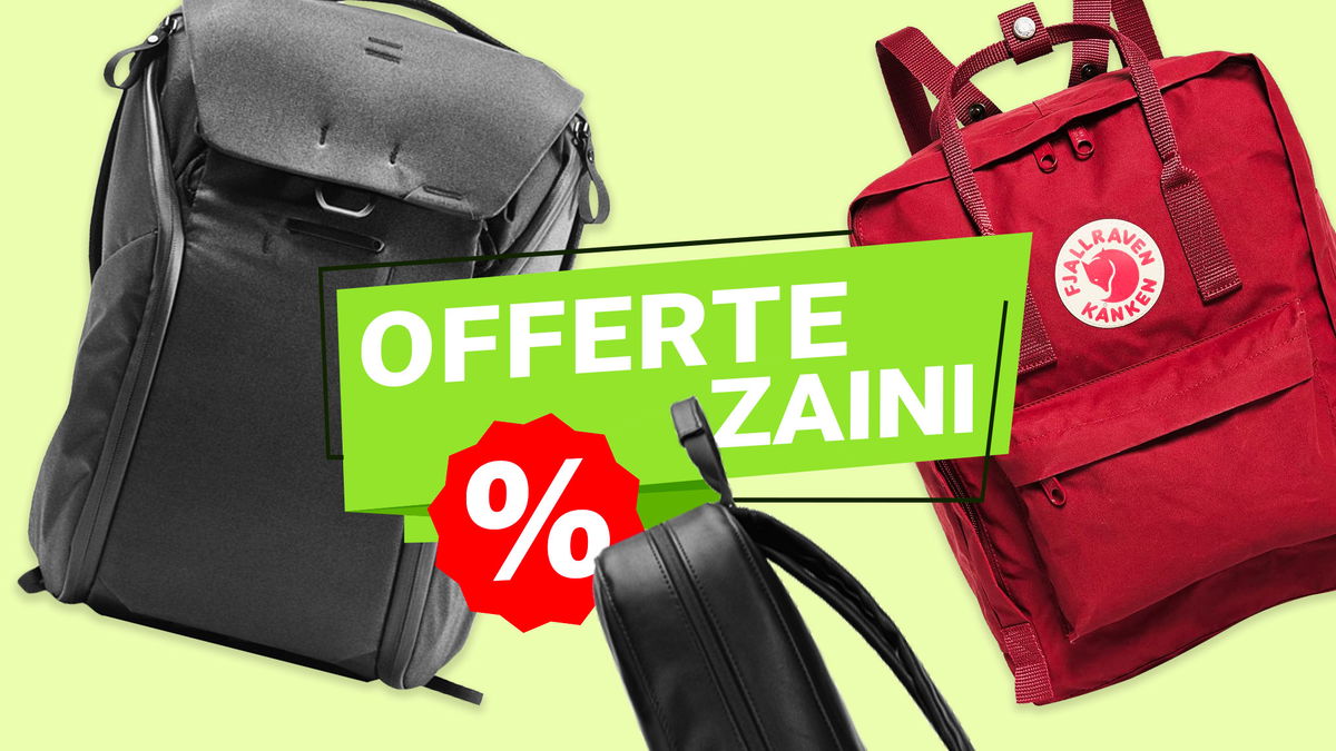 zaini in offerta grafica