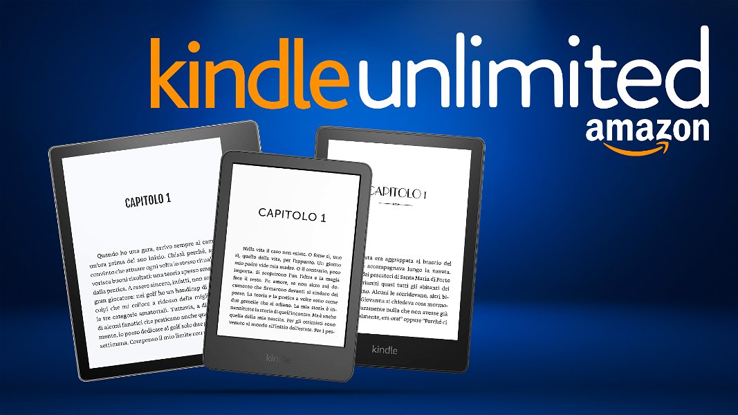 Kindle in primo piano per abbonamento amazon kindle unlimited