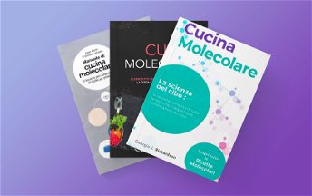 libri sulla cucina molecolare mockup verde e blu