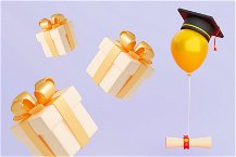 pacchi regali con palloncino laurea 