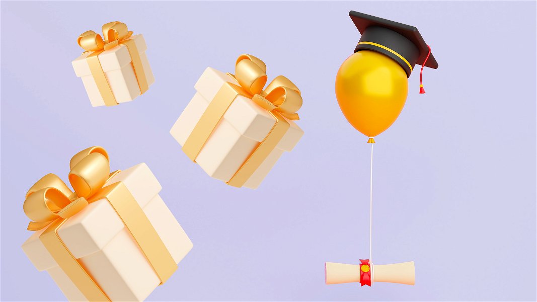 pacchi regali con palloncino laurea 