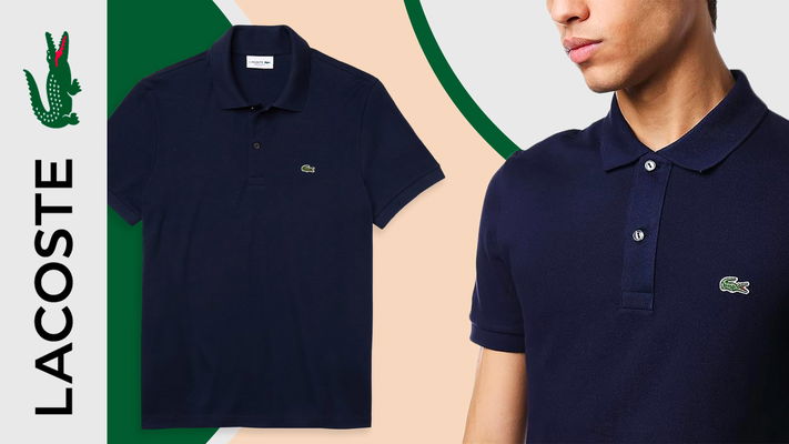 polo lacoste uomo blu