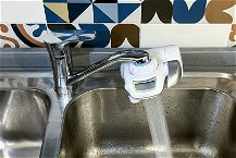 depuratore acqua casalingo brita in lavello cucina