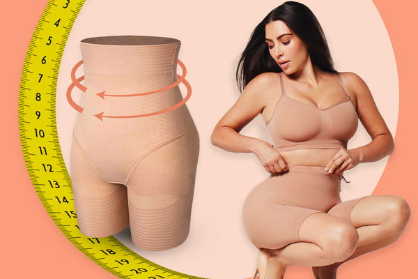 guaina contenitiva Kim Kardashian grafica