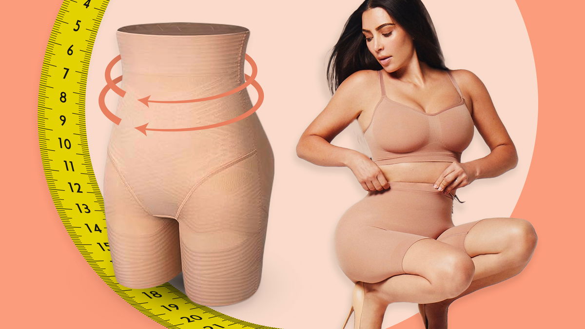 guaina contenitiva Kim Kardashian grafica