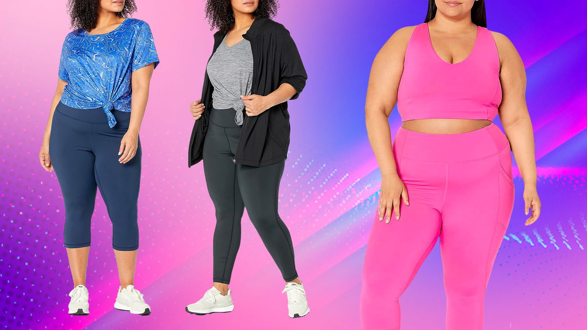 donne curvy in abbigliamento sportivo