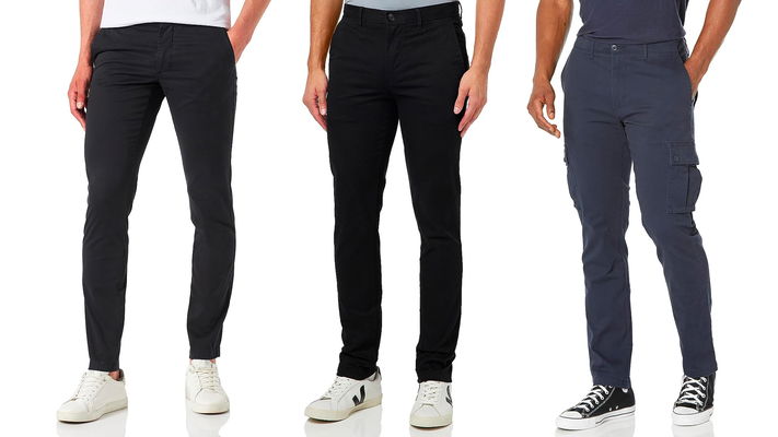 pantaloni da uomo tre modelli leggeri