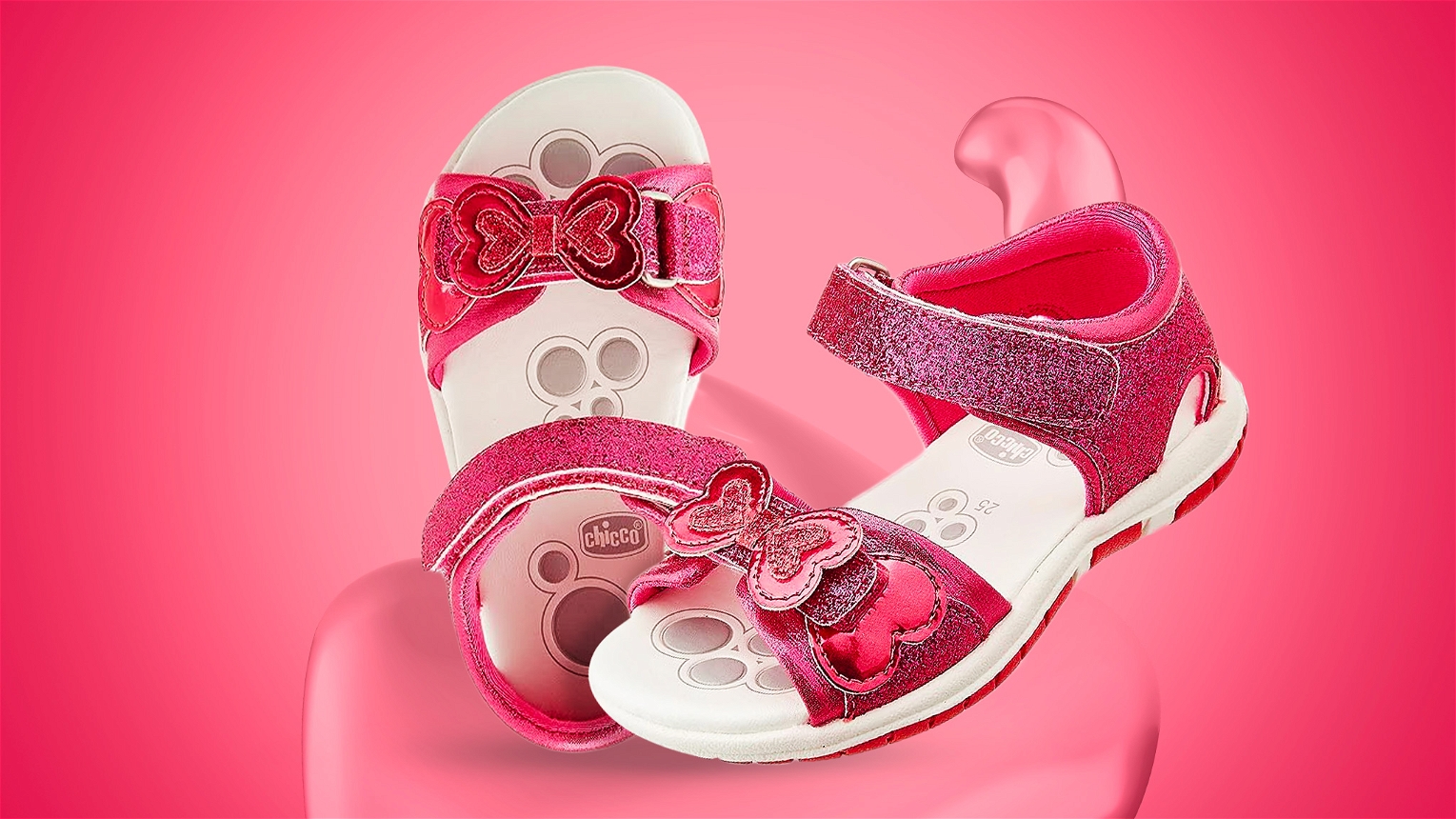 sandali bambina rosa chicco