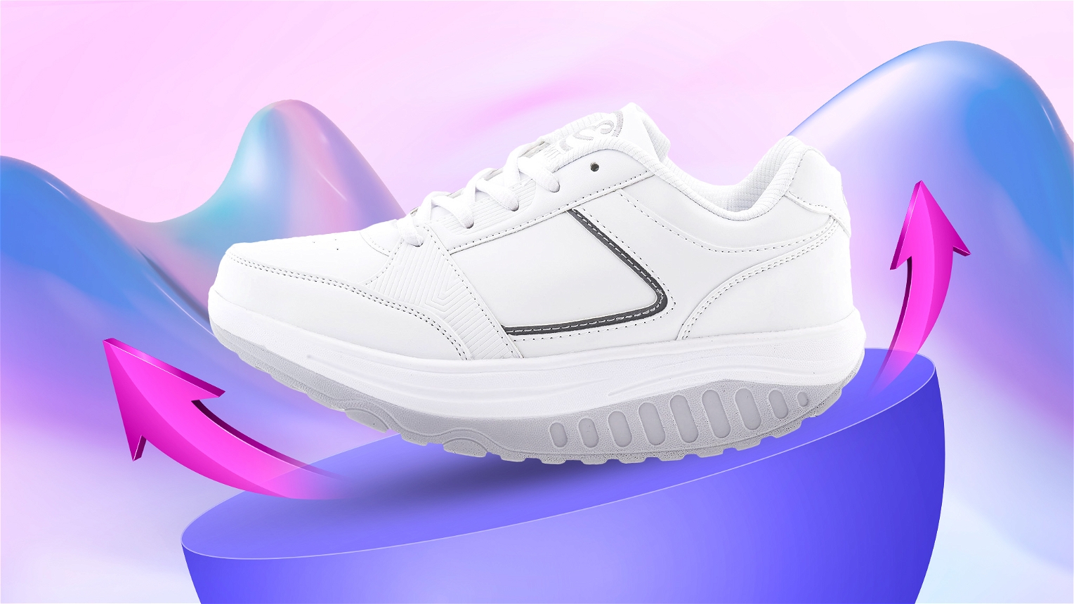 migliori scarpe basculanti bianche con grafica 3d 