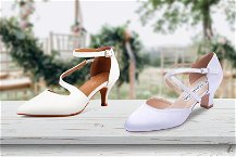 Scarpe bianche per sposa