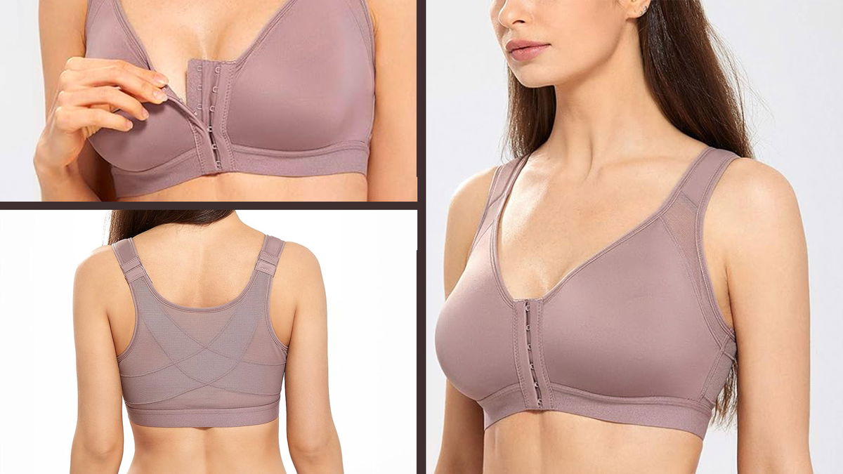 reggiseno post-operatorio indossato dettagli