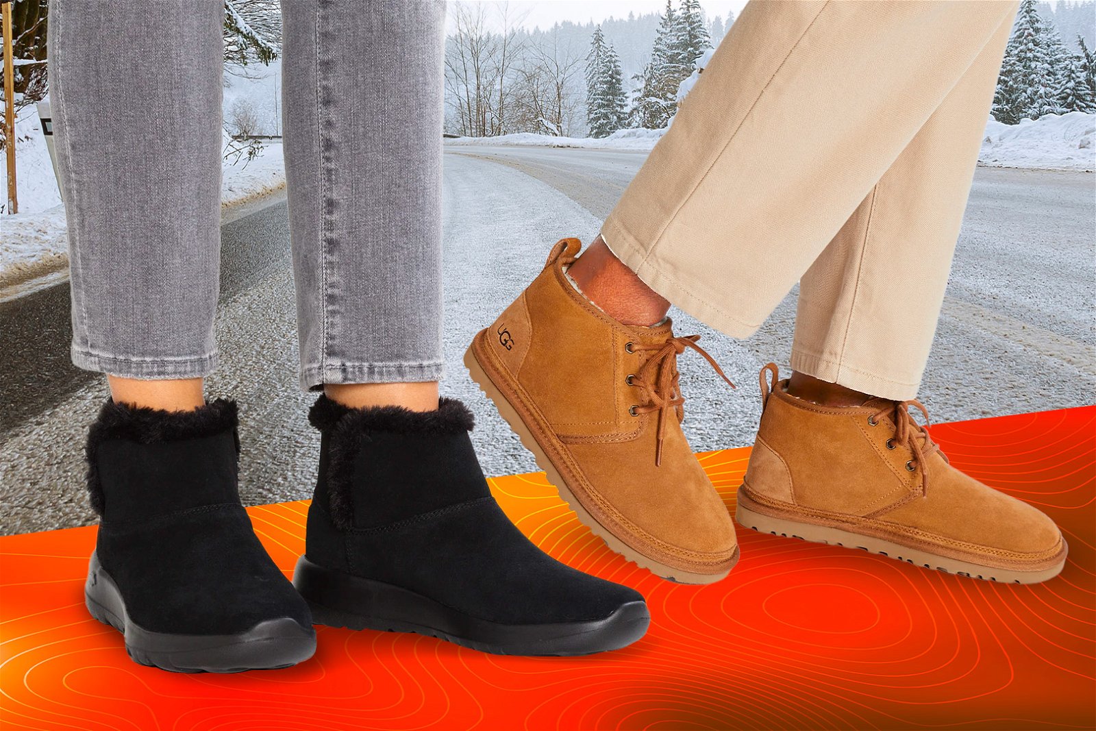 Scarpe invernali per avere i piedi caldi