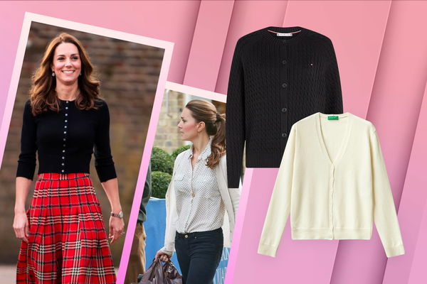 Cardigan donna come Kate Middleton copia look