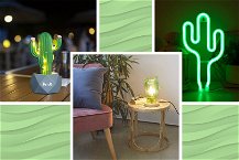 Foto di tre lampade cactus