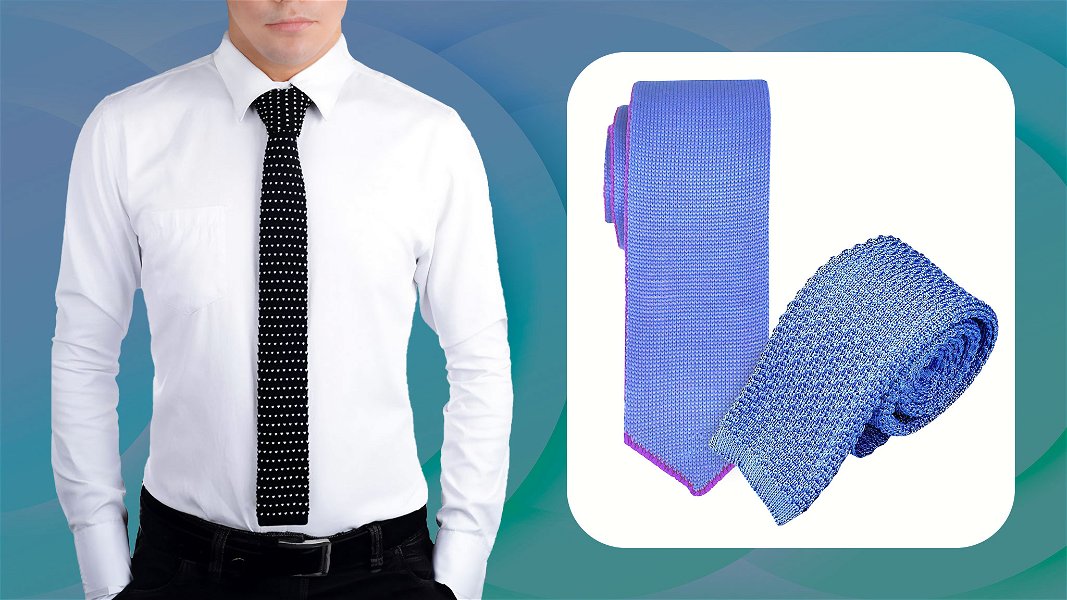 migliori cravatte in maglia indossata con grafica