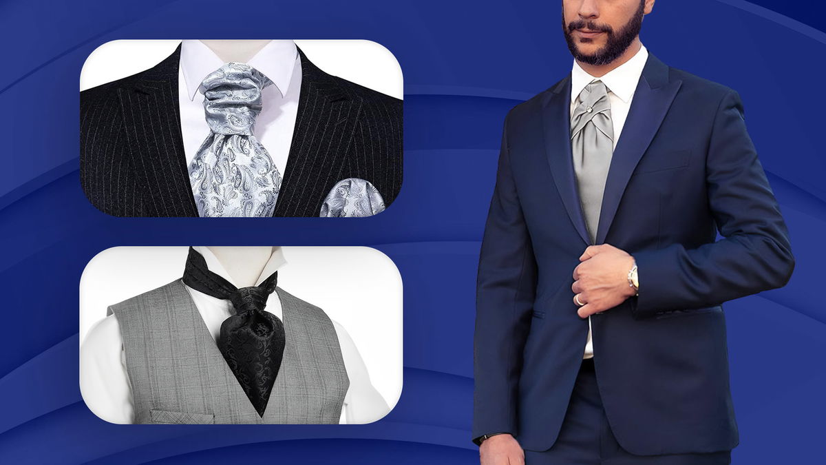 migliori ascot uomo con grafica blu