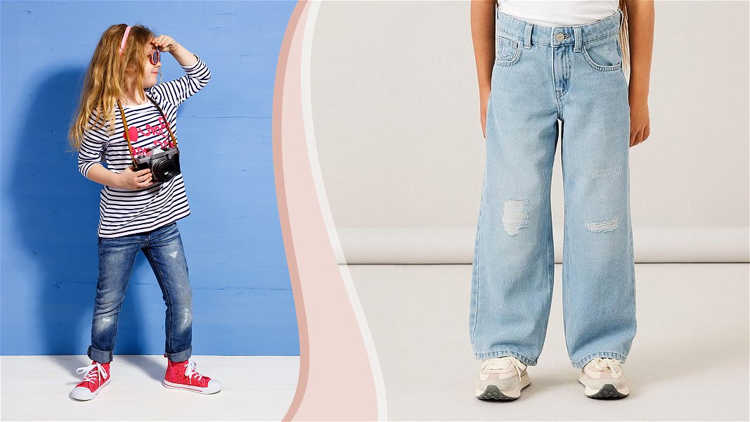 jeans strappati bambina belli indossati