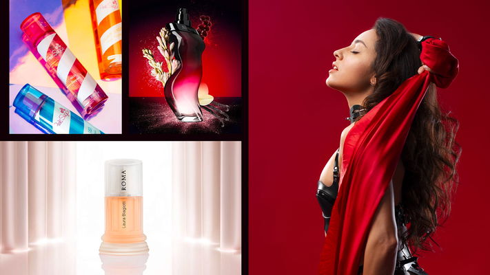 donna seducente con profumi donna dolci