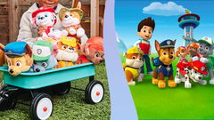 Foto dei peluche dei Paw Patrol