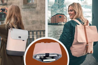 due modelle con indosso uno zaino porta pc per donna 