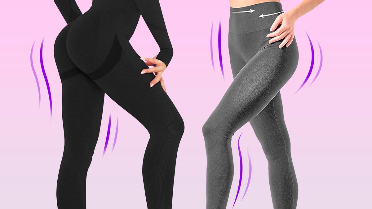 Due modelle con indosso leggings modellanti