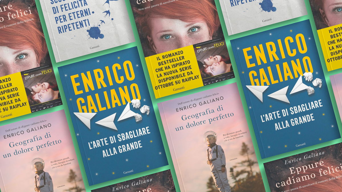 Copertine libri di Enrico Galiano