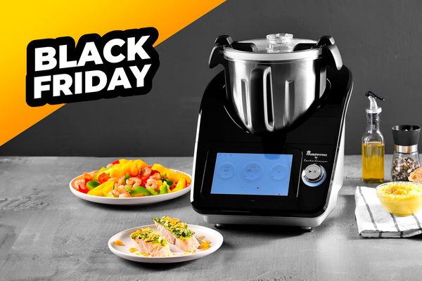 robot da cucina con label black friday