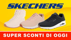 Skechers a sconto sfondo giallo 