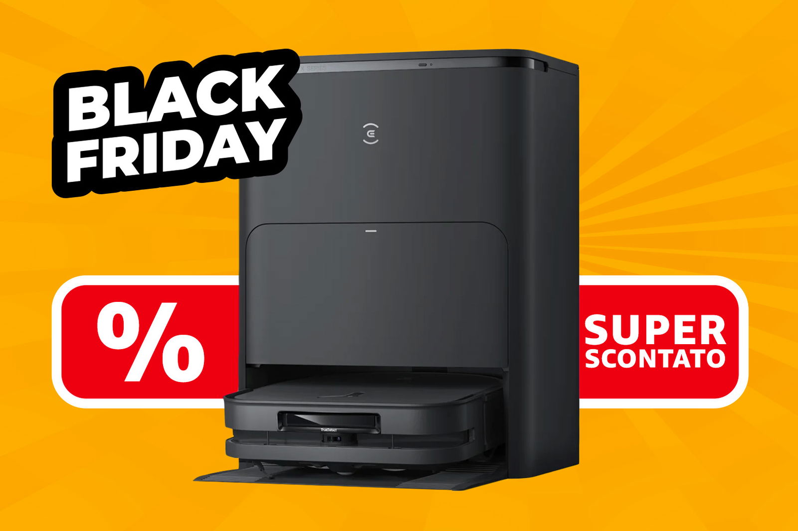 black friday robot aspirapolvere lavapavimenti a sconto 