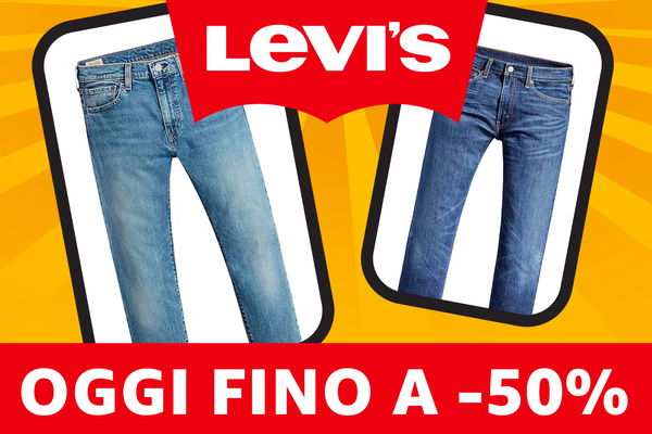 levi's a sconto sfondo giallo