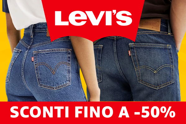 Levi's da donna e da uomo a sconto
