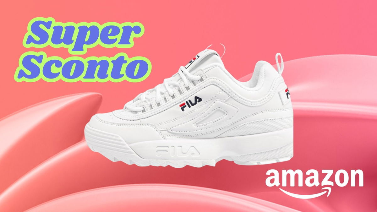 Scarpe Fila Disruptor in primo piano