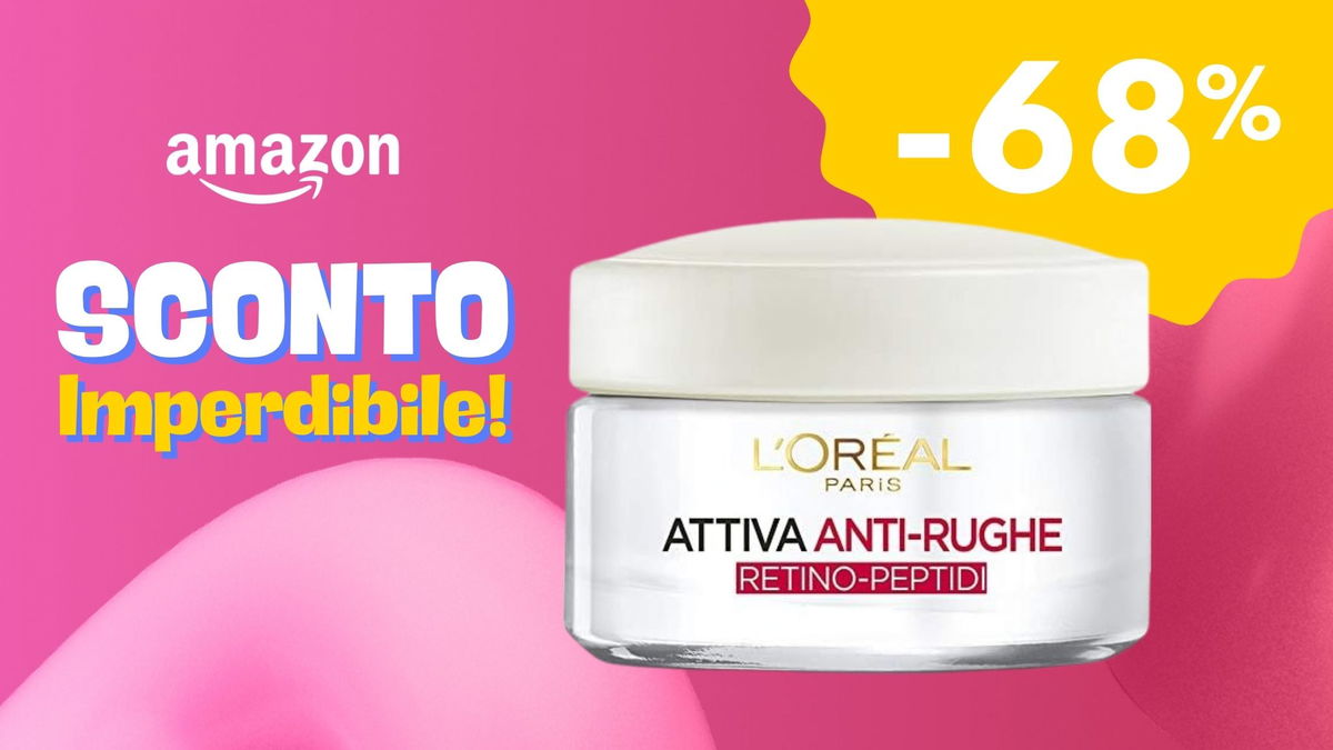 crema antirughe l'oreal a sconto su amazon