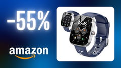 smartwatch offerta su amazon sfondo blu