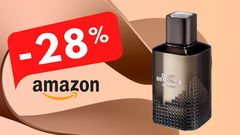 profumo bekham con label rossa sconto e logo amazon