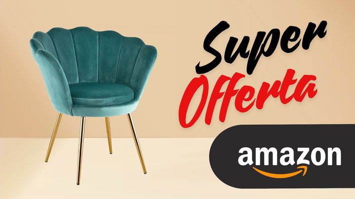 poltrona conchiglia super offerta label amazon