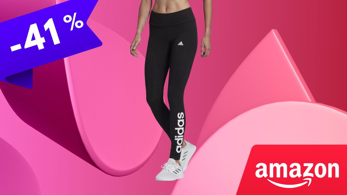 leggings Adidas in sconto in primo piano