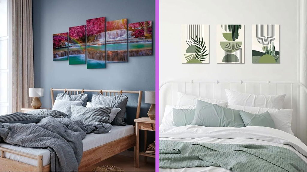 Quadri camera da letto moderni che donano armonia e personalità
