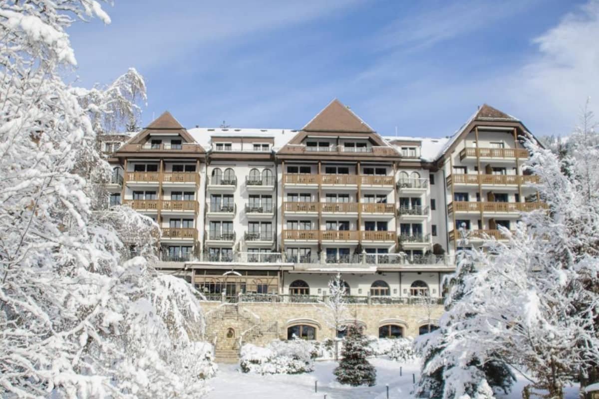 Vista dell'hotel Park Gstaad
