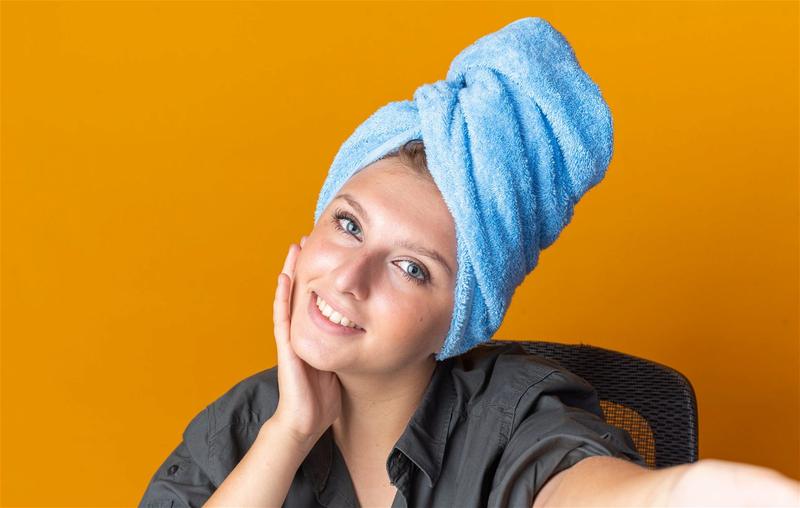 Asciugamani per asciugare i capelli in microfibra cuffia per asciugamano  per capelli con turbante Super assorbente