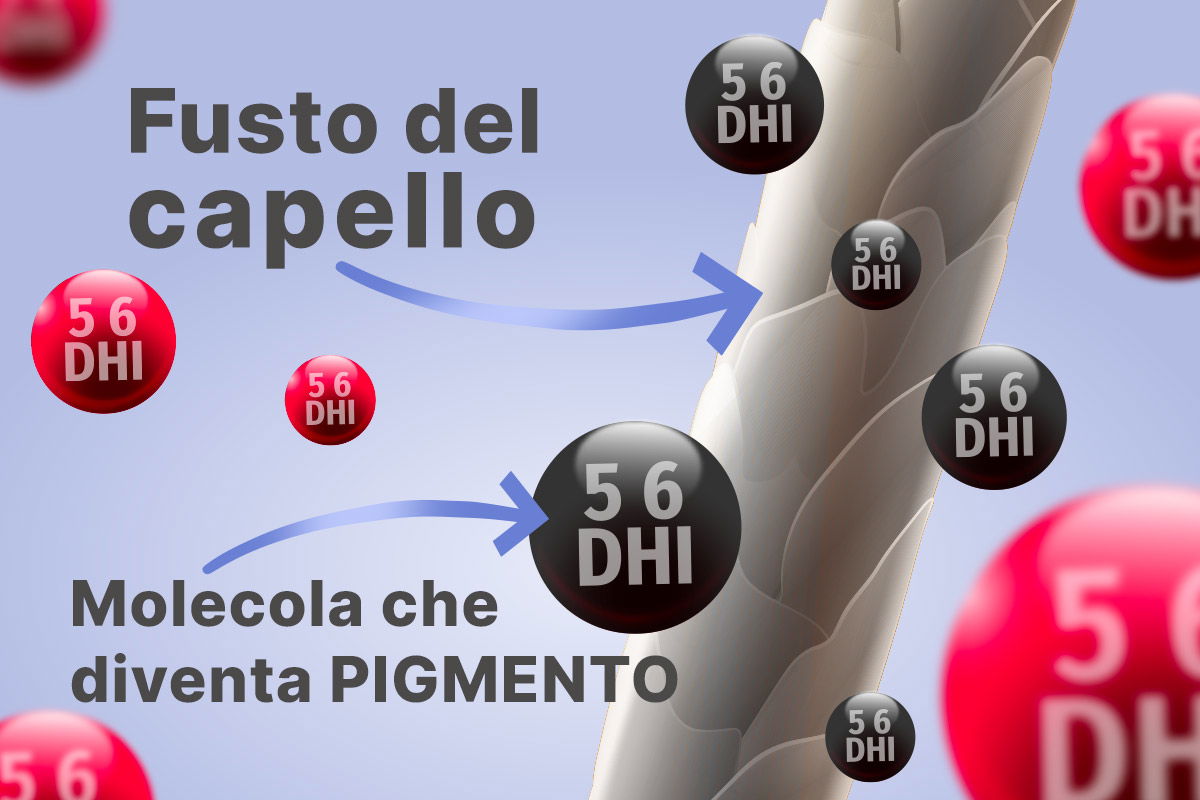 Molecola che diventa pigmento infografica plantur 39