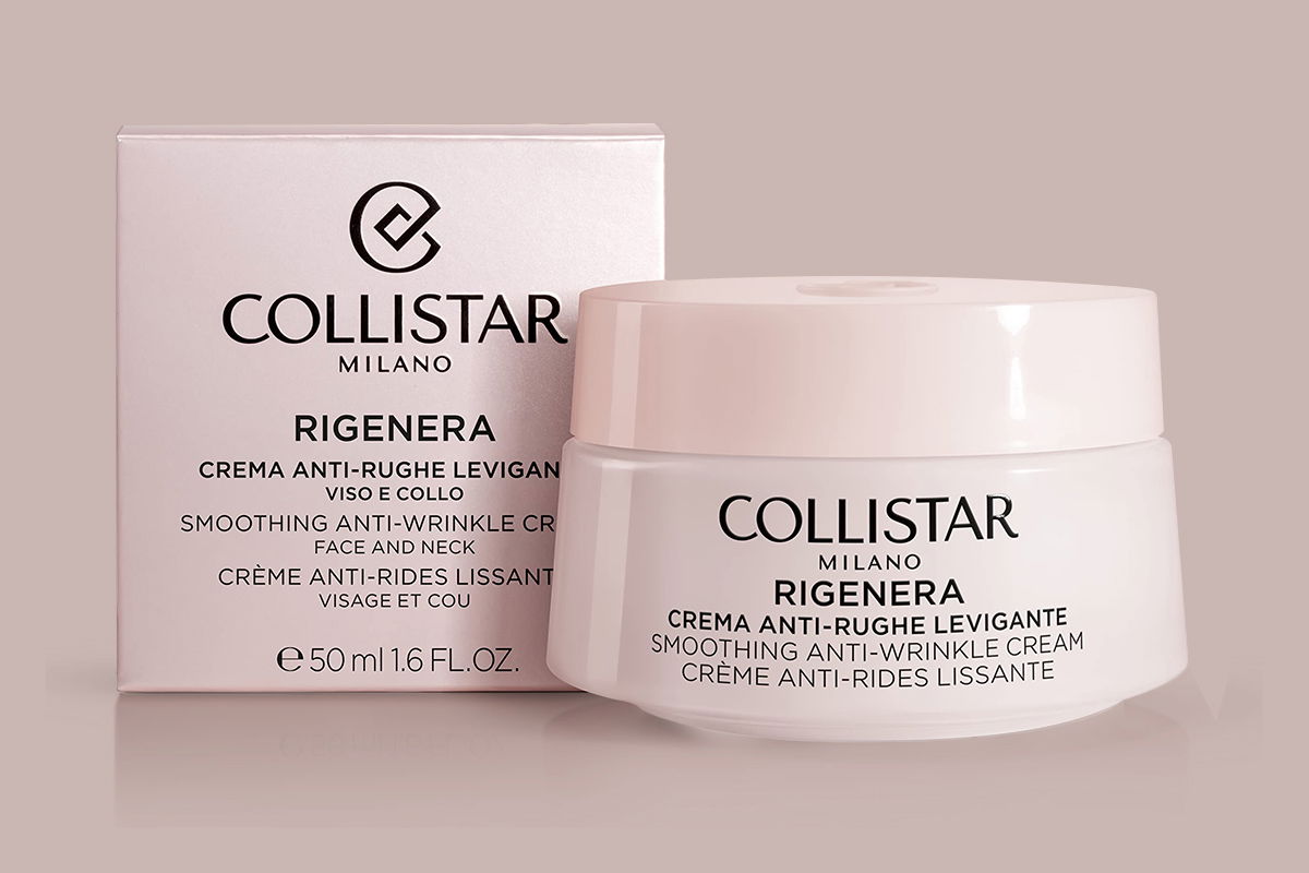 crema antirughe collistar sfondo beige 